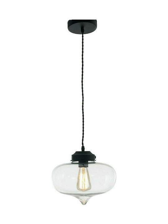 Fan Europe Pendant Light Single-Light for Socket E27 Black