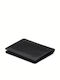Slim Sleeve Leather Men's Wallet Black