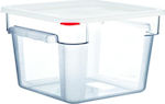 Araven Commercial Food Storage Container 8lt 22.5x22.5x23cm