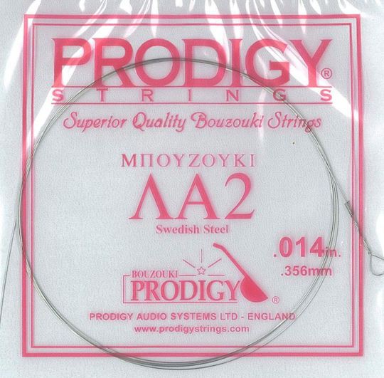 Prodigy Single Steel String for Bouzouki A (La) 14"