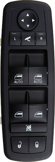 NTY Διακόπτης Παραθύρων Αυτοκινήτου για Jeep Grand Cherokee 2013 11pin