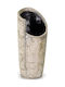 Lianos Саксия Керамика Кафяв 26.5x26.5x60εκ.