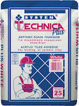 System Technica Plus Tile Adhesive White 25kg