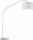 Ondaluce Lampa de podea Î212xL40cm. cu Soclu pentru Bec E27 Alb