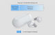 BNA2 In-ear Bluetooth Handsfree Earphones with Charging Case White