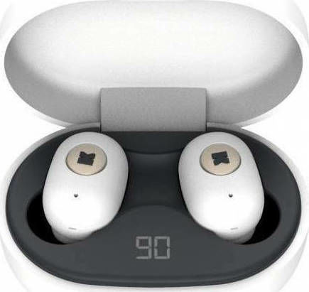 Kreafunk aBEAN In-ear Bluetooth Handsfree Ακουστικά με Θήκη Φόρτισης Λευκά