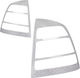 Autoline Rear Headlight Masks for Opel Astra '03