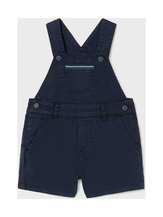 Mayoral Kids Fabric Overall Navy Blue