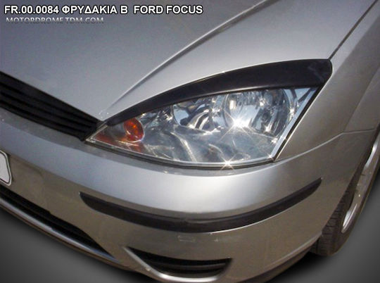 Motordrome Front Headlight Eyebrows for Ford Focus B