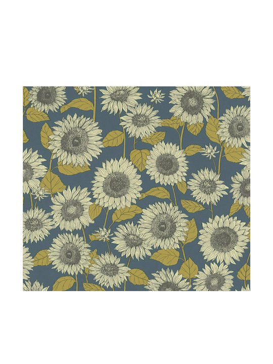 Tapete Sunflowers Blau L1005xB53cm