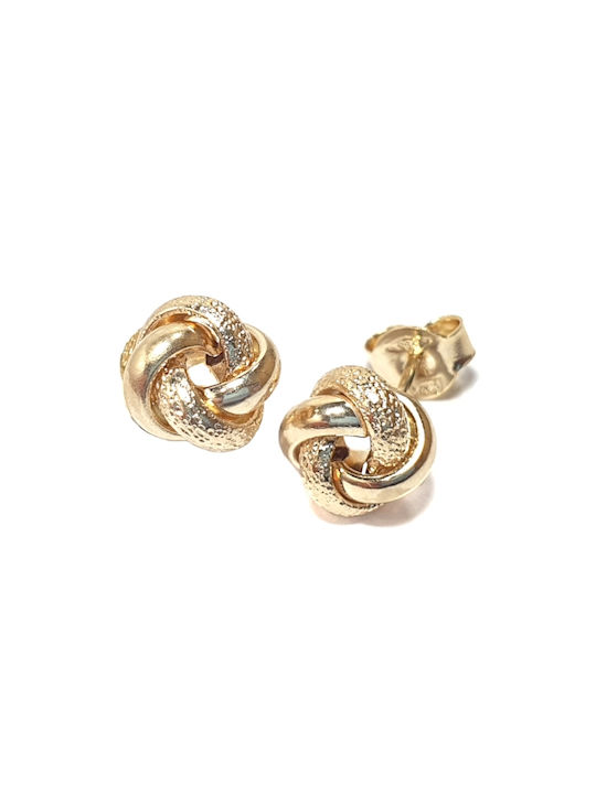 14K Gold earrings with knots