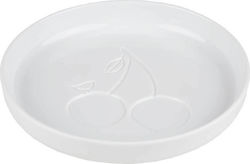 Raeder Baby Food Plate Porcelain Plate made of Porcelain White