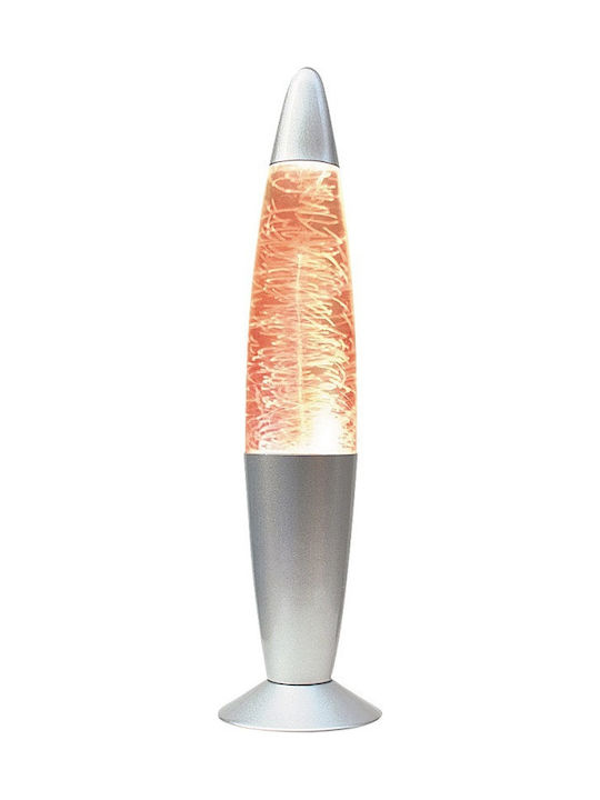 Rabalux Millie Διακοσμητικό Φωτιστικό με Φωτισμό RGB Lava Lamp σε Ασημί Χρώμα