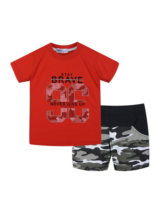Nek Kids Wear Παιδικό Σετ με Σορτς Καλοκαιρινό ...