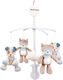 Nattou Mobile for Cot with Music Jim and Bob for 0++ Months