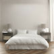 Astron Italy Natali Hotel Sheet White Queen Siz...