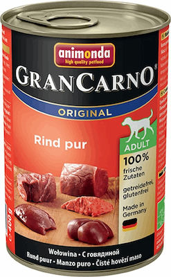 Animonda Gran Carno Umedă pentru Câini Câine cu Carne de vită fără Gluten în Conservă 1 x 400gr.