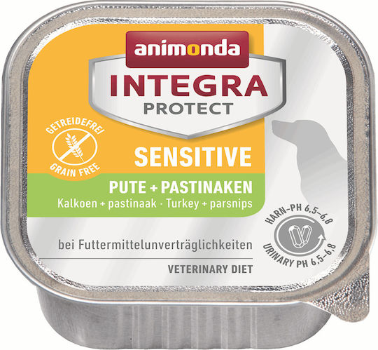 Animonda Integra Protect Sensitive Влажна Храна за Кучета в Тава с Турция без Зърнени 150гр