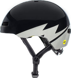 Nutcase Darth Lightnin' Reflective Road / City Bicycle Helmet with MIPS Protection Black