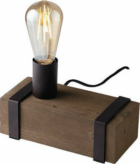 Fan Europe Decorative Lamp with Socket for Bulb E27 Brown