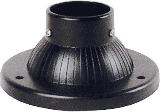 Aca Монтажна Основа за Осветителни Тела 17x8cm Черен AC.NFWA1