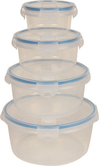 Keskor Set Lunch Boxes Blue 4 Pieces Keskor Set Lunch Boxes Blue 4 Pieces