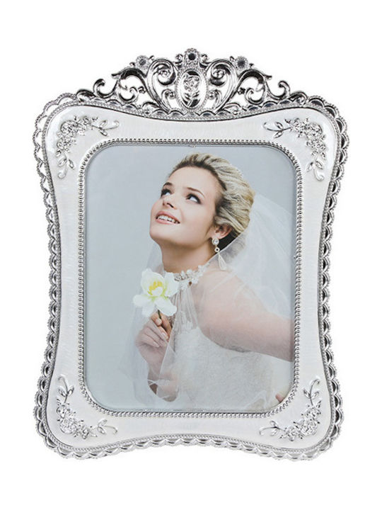 Keskor Photo Frame Plastic 13x18cm with Silver Frame