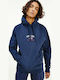 Tommy Hilfiger Men's Sweatshirt with Hood and Pockets Navy