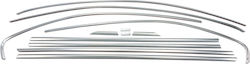 S-dizayn Vw Jetta 4d 2011> Trim Μαρκε Παραθύρων Αυτοκόλλητα Χρωμίου 12τεμ.