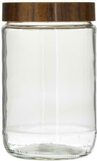 Click General Use Glass Jar with Lid Transparent 660ml 1 Piece