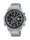 Casio Edifice Watch Battery with Silver Metal Bracelet