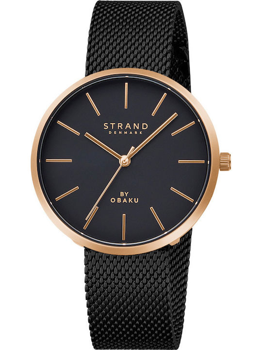 Obaku Sunset Night Ceas de Damă cu Negru Brățar...