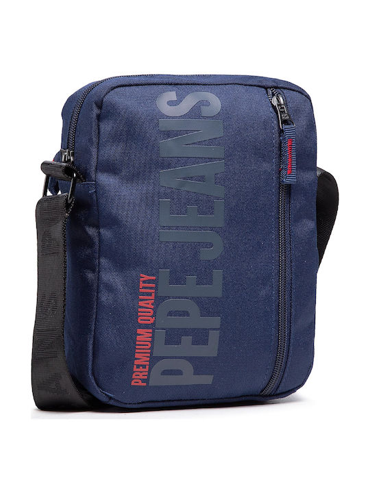 Pepe Jeans Hooper Ανδρική Τσάντα Ώμου / Χιαστί σε Μπλε χρώμα