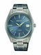 Seiko Men's Watch 40.2mm Battery with Silver Metal Bracelet