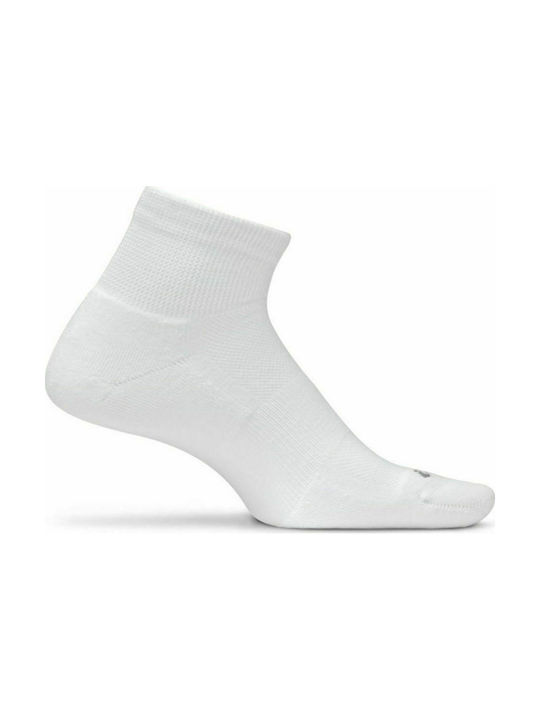 Feetures Therapeutic Light Cushion F200300 Running Socks White 1 Pair