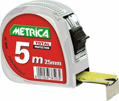 Metrica Tape Measure with Auto-Rewind 25mm x 5m