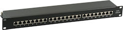 EFB Panou De Patch Ecranat Pentru Rack 1U 19" 37666SW.1M