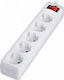 Sonora PSW501 Power Strip 5 Positions with Switch and Cable 3m
