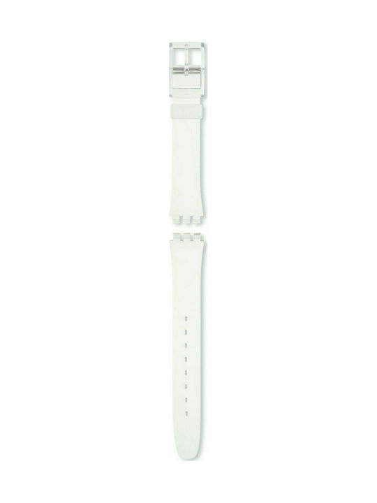 Swatch Rubber Strap White 17mm