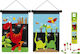 Scratch Europe Set with Target & Darts Children's Magnetic Target 2 Sides with 6 Darts - Dinosaurs