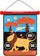Scratch Europe Set with Target & Darts Children's Magnetic Target 2 Sides with 6 Darts - Safari