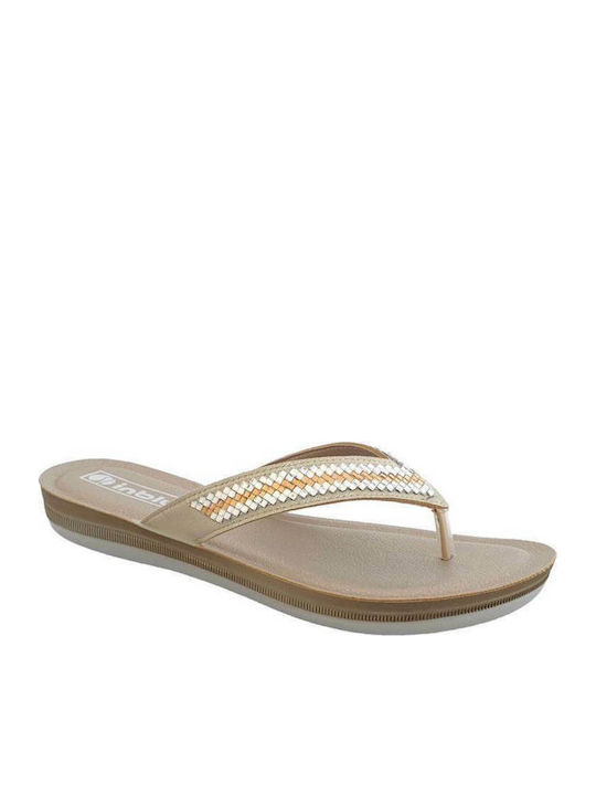 Inblu BAADOO01 Women's Flat Sandals in Beige Color