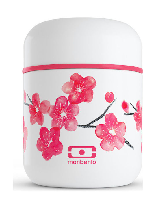 Monbento Graphic Δοχείο Φαγητού Inox Θερμός Ροζ 280ml