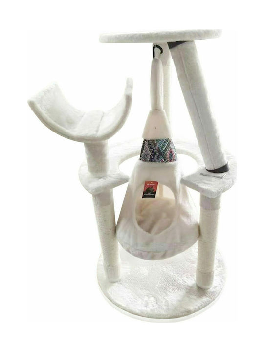 Pet Interest Indian Hammock Λευκό 60x60x97εκ. Pet Interest Indian Hammock Λευκό 60x60x97εκ.