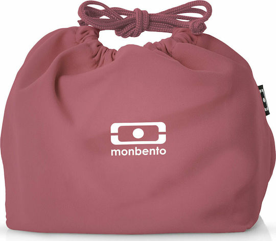 Monbento Pochette Σχολικό Τσαντάκι Φαγητού Χειρός Ροζ 18x14x24cm