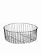 Atmosphera Forte Fruit Bowl Metallic Black 25x25x8cm