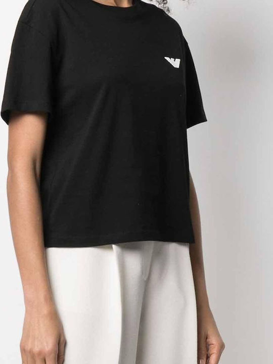 Emporio Armani Γυναικείο T-shirt Μαύρο 