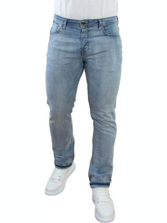 Men's Blue chlorine elastic jeans HD4338
