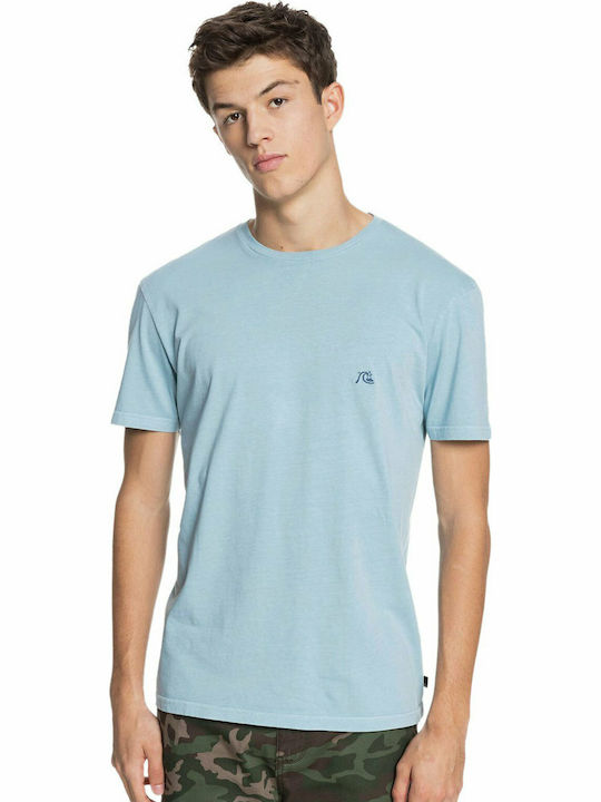 Quiksilver Basic Bubble Ανδρικό T-shirt Blue Heaven Μονόχρωμο