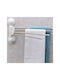 Wall-Mounted Bathroom Rail with 4 Positions ​39x4cm White